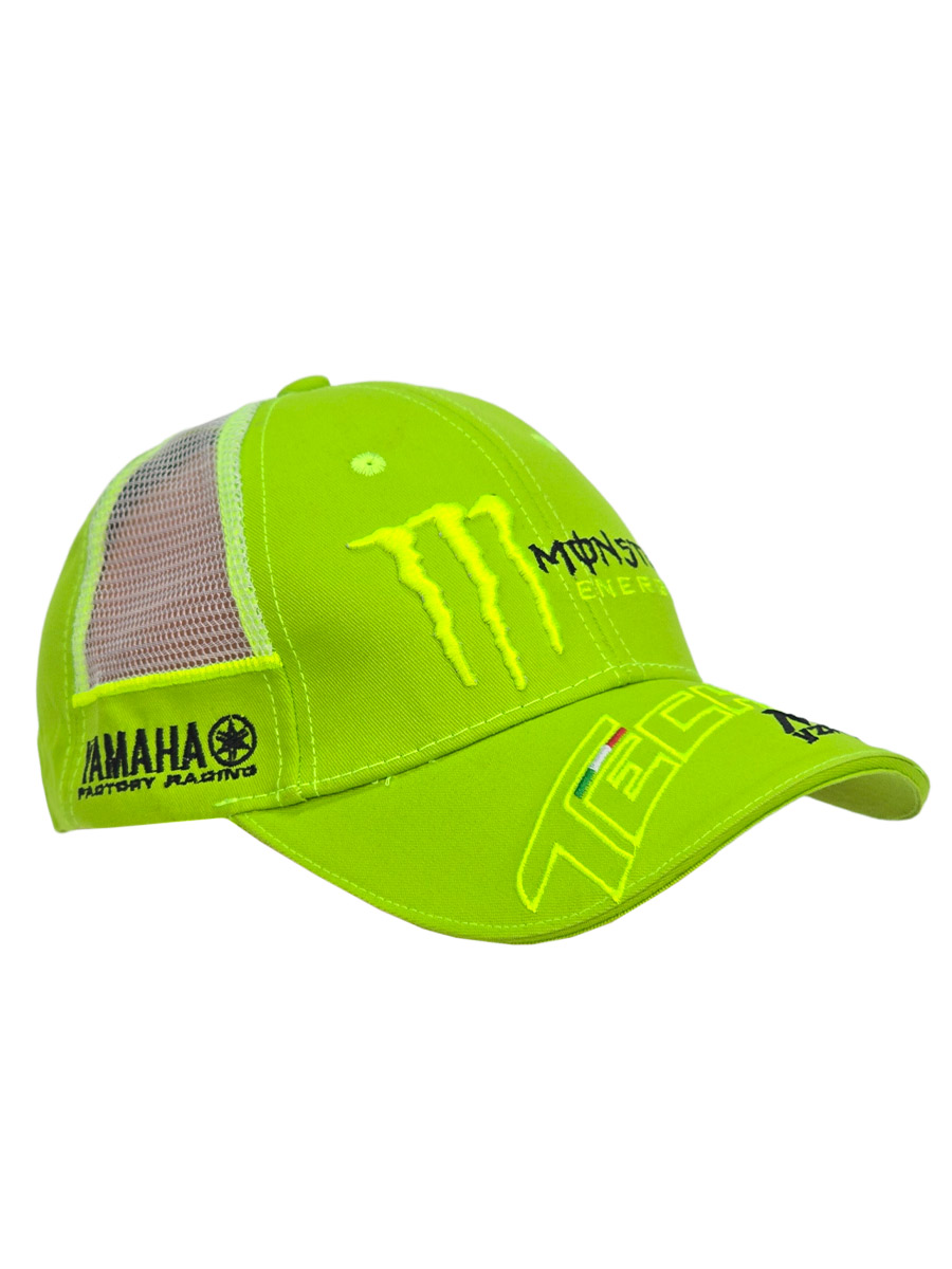 Бейсболка Monster с Сеткой Зеленая - фото 1 - rockbunker.ru