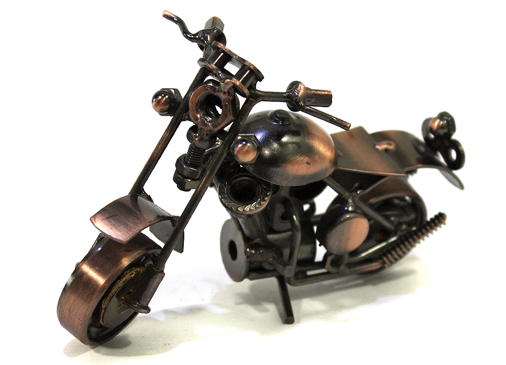 Сувенирная модель Мотоцикл ручной работы МРС024 - фото 2 - rockbunker.ru