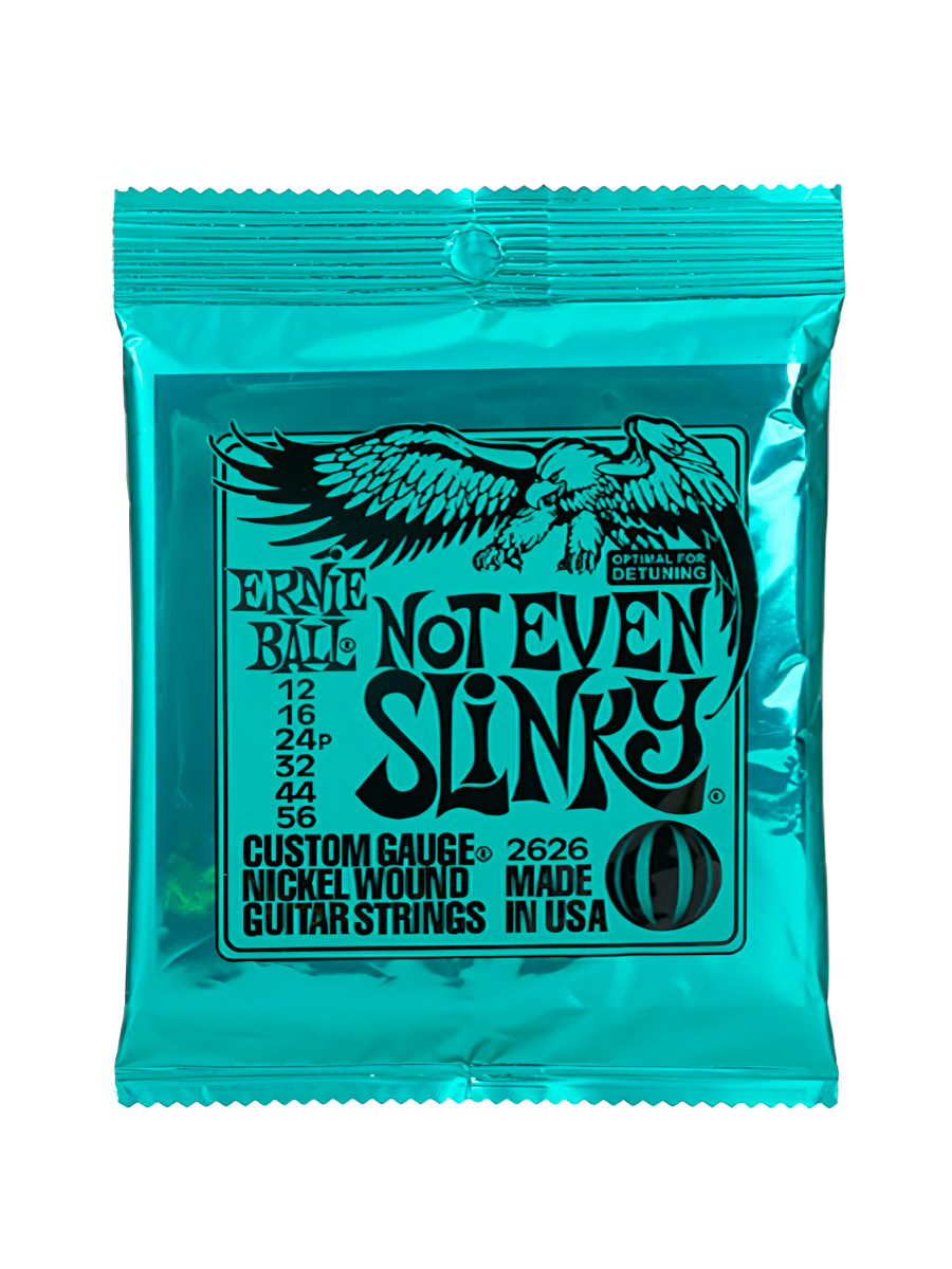 Струны для электрогитары Ernie Ball 2626 Nickel Wound Slinky Not Even 12-56  - фото 1 - rockbunker.ru