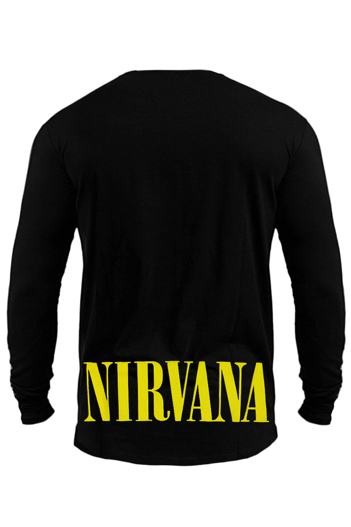 Лонгслив Nirvana - фото 2 - rockbunker.ru