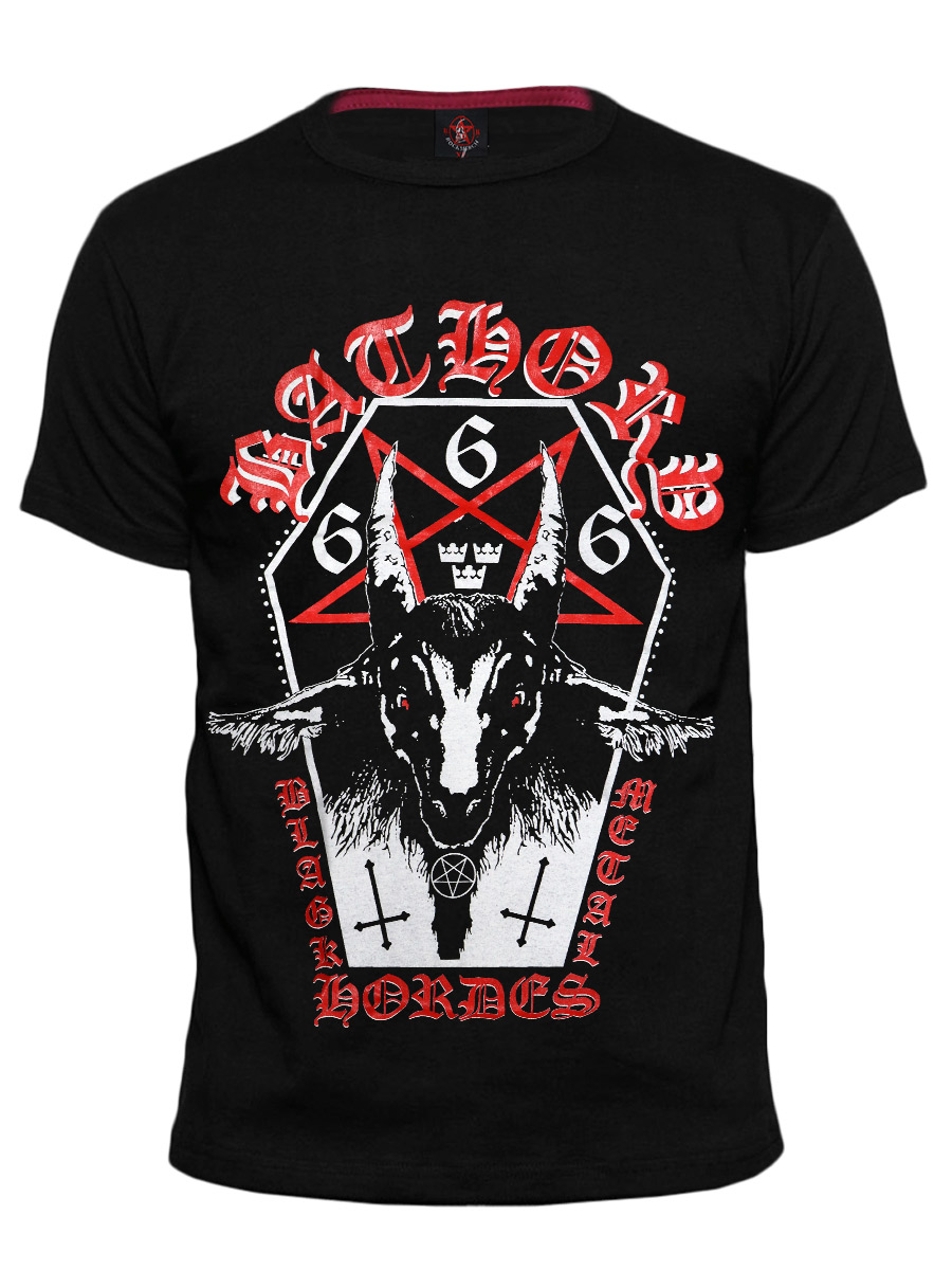 Футболка RockMerch Bathory - фото 1 - rockbunker.ru