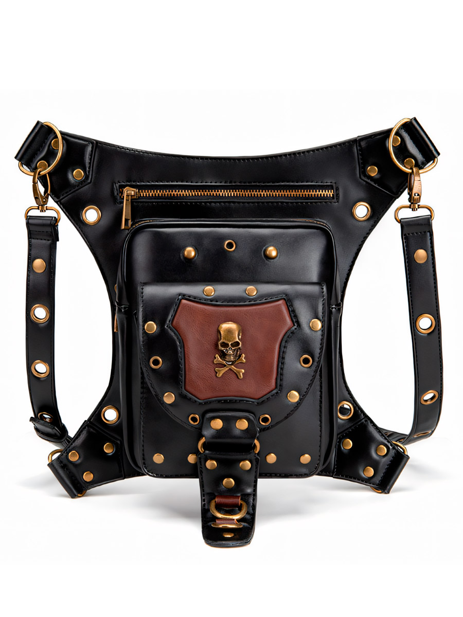 Сумка Стимпанк Универсальная Комбинированная - фото 1 - rockbunker.ru