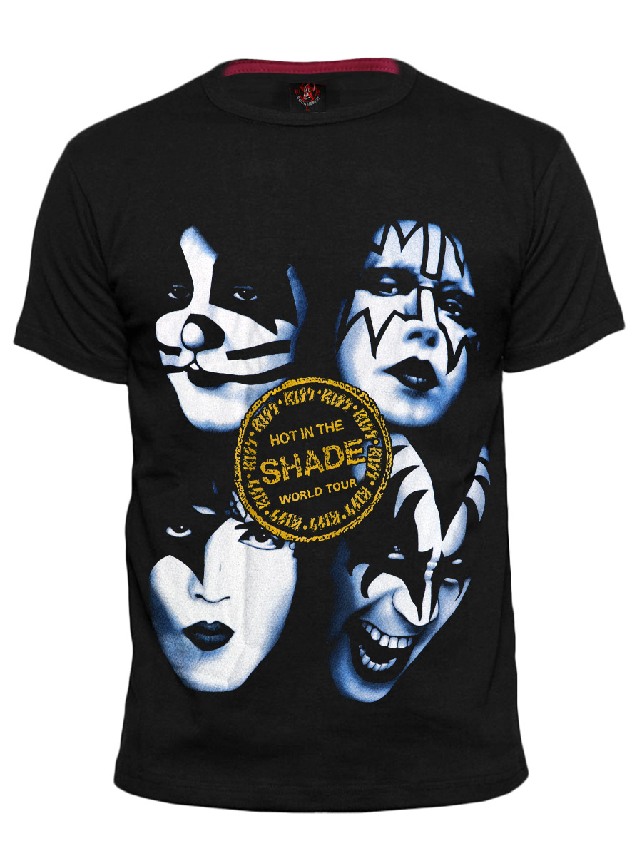 Футболка RockMerch Kiss - фото 1 - rockbunker.ru