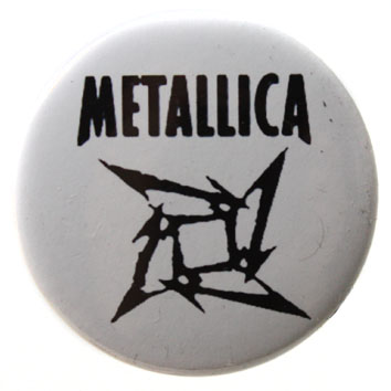 Значок RockMerch Metallica - фото 1 - rockbunker.ru