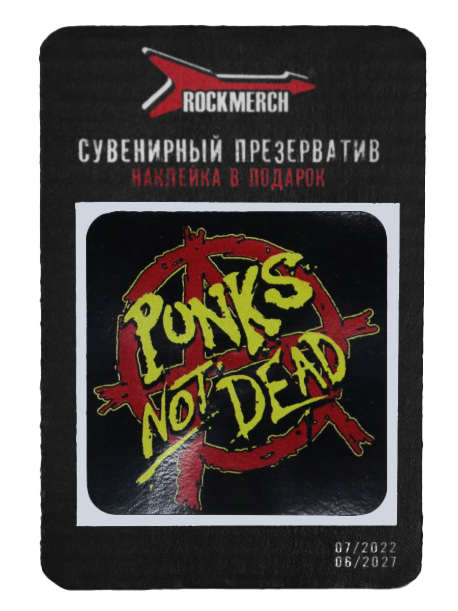 Презерватив RockMerch Punks Not Dead - фото 2 - rockbunker.ru