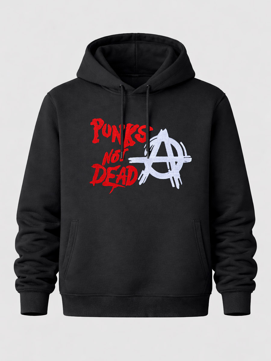 Толстовка RockMerch Punk’s Not Dead - фото 1 - rockbunker.ru