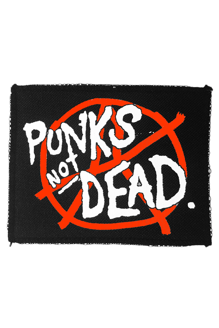 Нашивка Punks Not Dead - фото 1 - rockbunker.ru