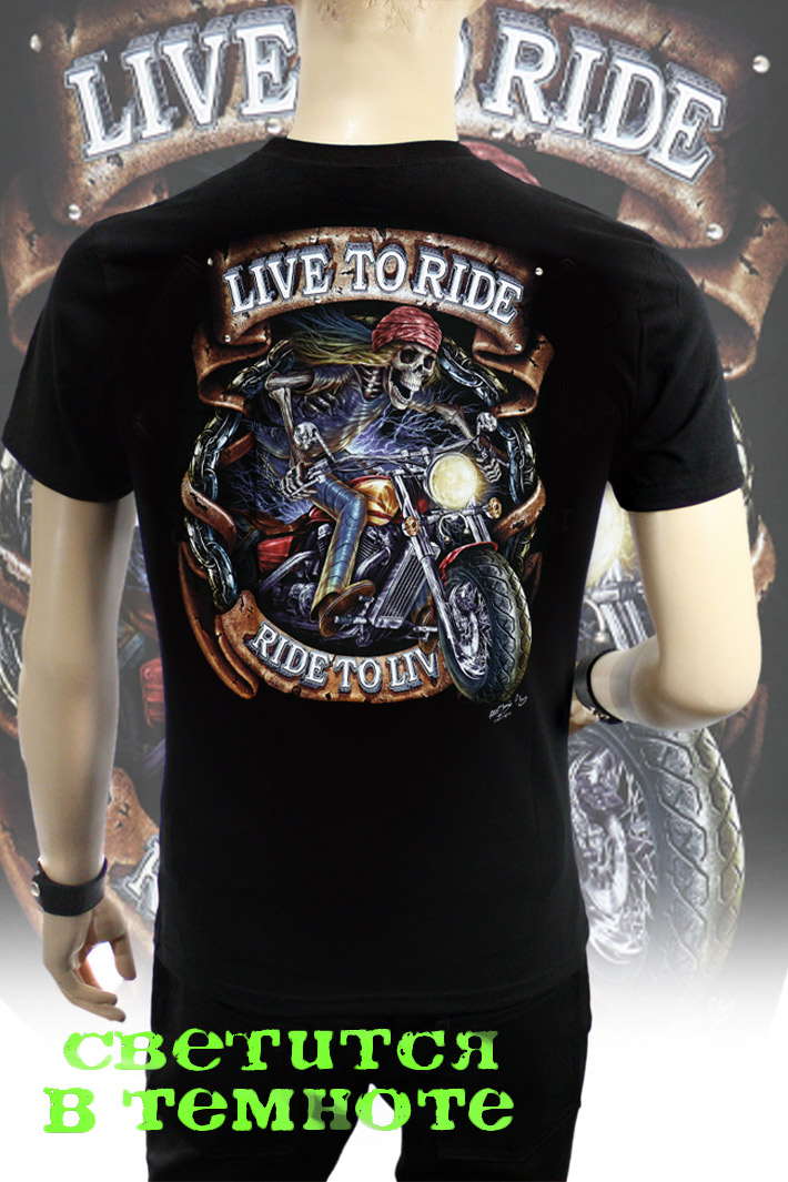 Футболка Rock Chang Live To Ride - фото 2 - rockbunker.ru