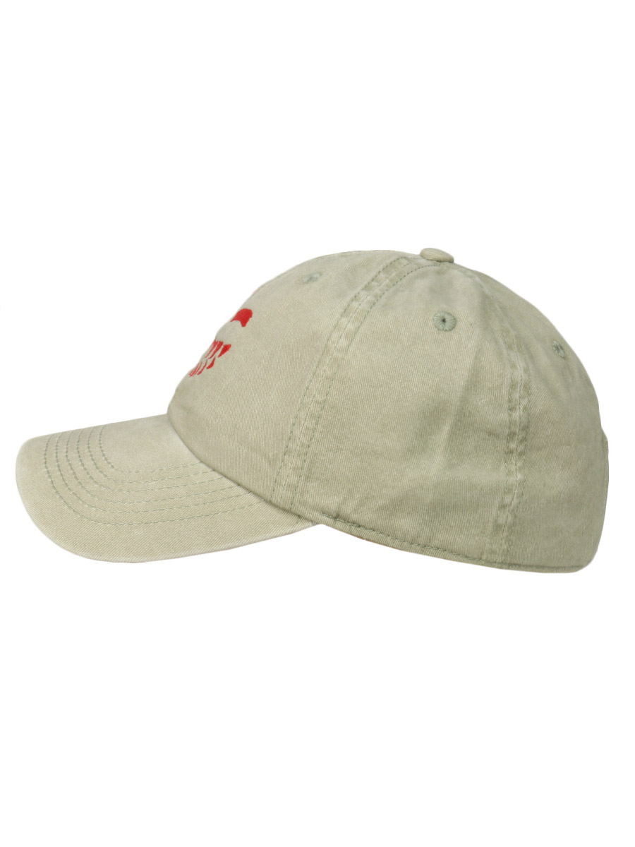 Бейсболка Смайл бежевая - фото 2 - rockbunker.ru