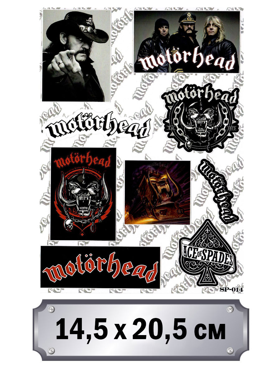 Набор стикеров Motorhead - фото 1 - rockbunker.ru