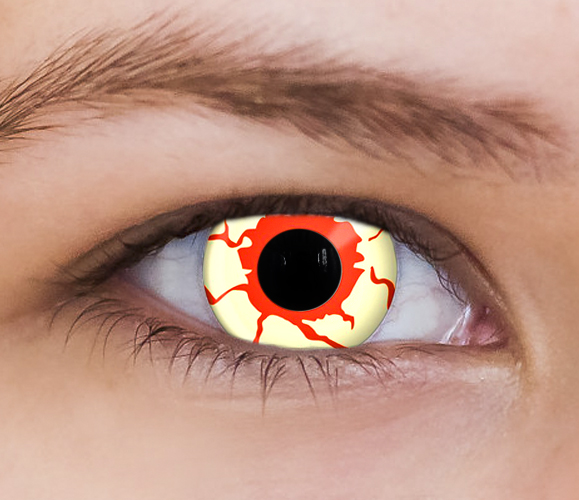 Линзы Catcher lenses Bloodshot 2 - фото 1 - rockbunker.ru