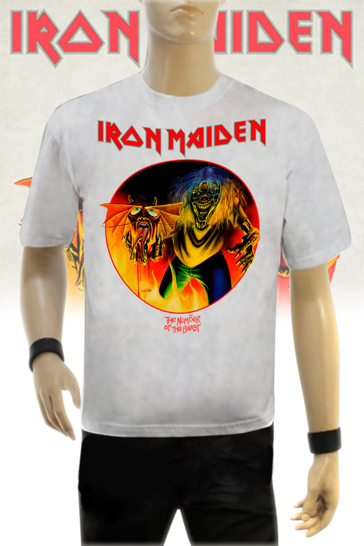 Футболка Iron Maiden the Number Of The Beast - фото 1 - rockbunker.ru