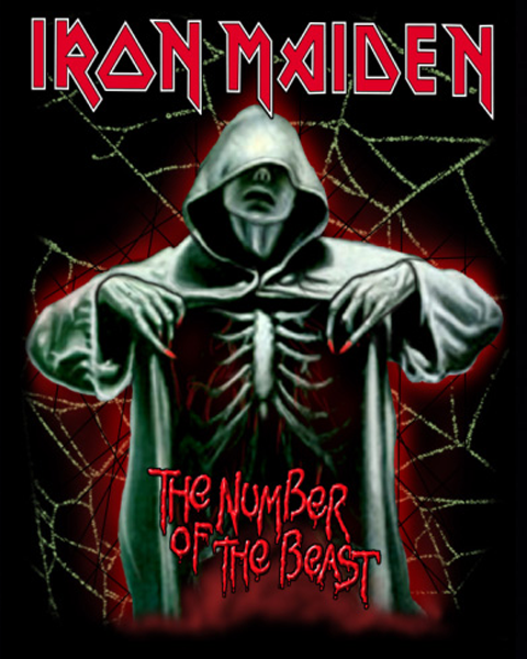 Нашивка Iron Maiden The number of the beast - фото 1 - rockbunker.ru