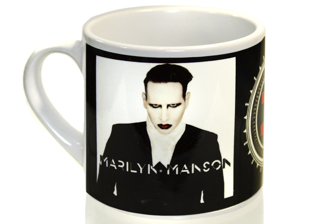 Чашка кофейная RockMerch Marilyn Manson - фото 1 - rockbunker.ru