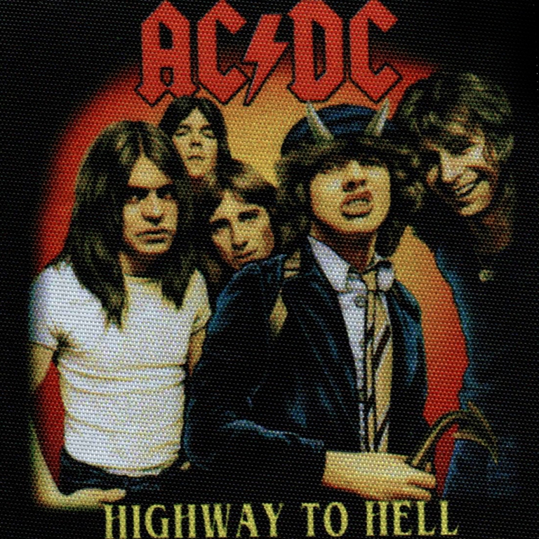 Нашивка AC DC Highway to Hell - фото 1 - rockbunker.ru