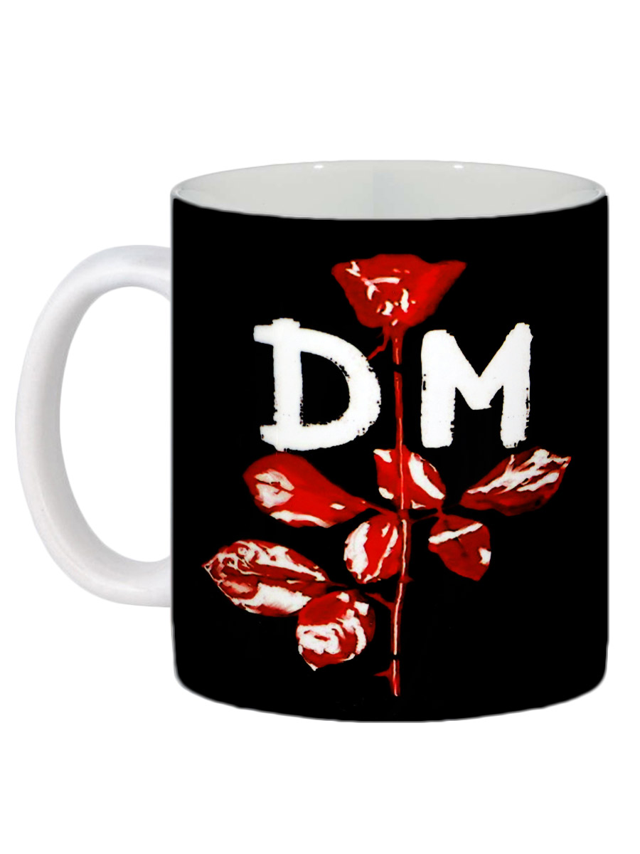 Кружка Depeche Mode Flower Logo - фото 1 - rockbunker.ru