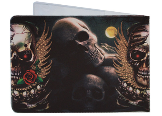 Обложка RockMerch Skull n Roses для студенческого билета - фото 2 - rockbunker.ru