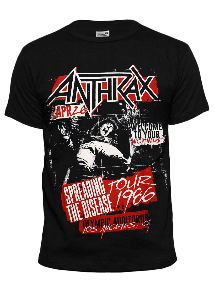 Футболка Anthrax - фото 1 - rockbunker.ru