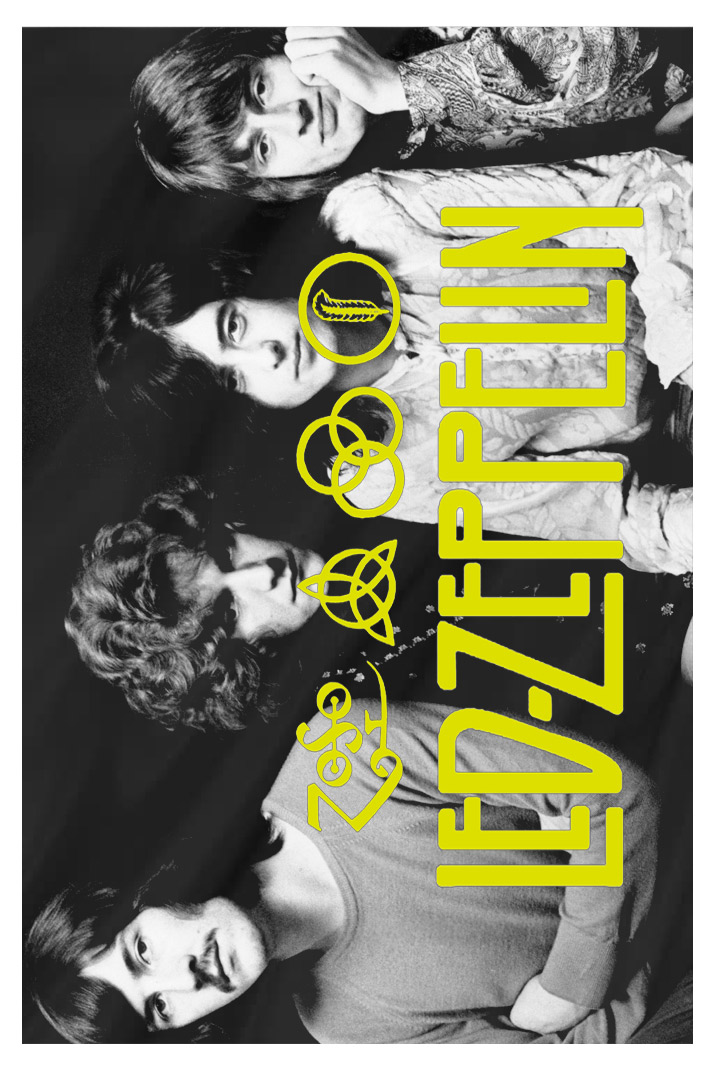 Флаг Led Zeppelin - фото 1 - rockbunker.ru