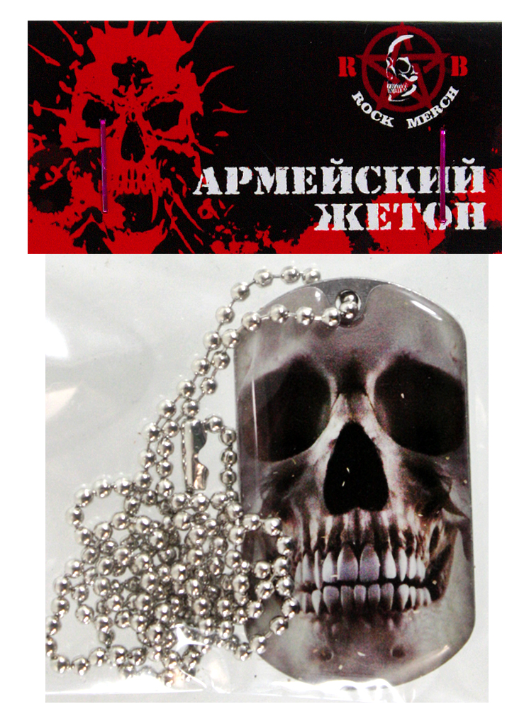 Жетон RockMerch с черепами - фото 3 - rockbunker.ru