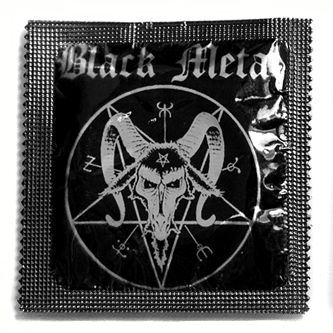 Презерватив RockMerch Black Metal - фото 2 - rockbunker.ru