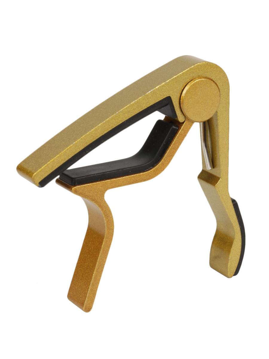 Каподастр Guitar Capo  BDJ-007 золотистый - фото 1 - rockbunker.ru