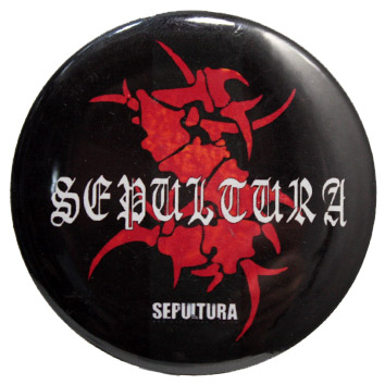 Значок Sepultura - фото 1 - rockbunker.ru