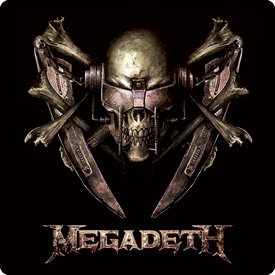 Кожаная нашивка Megadeth - фото 1 - rockbunker.ru