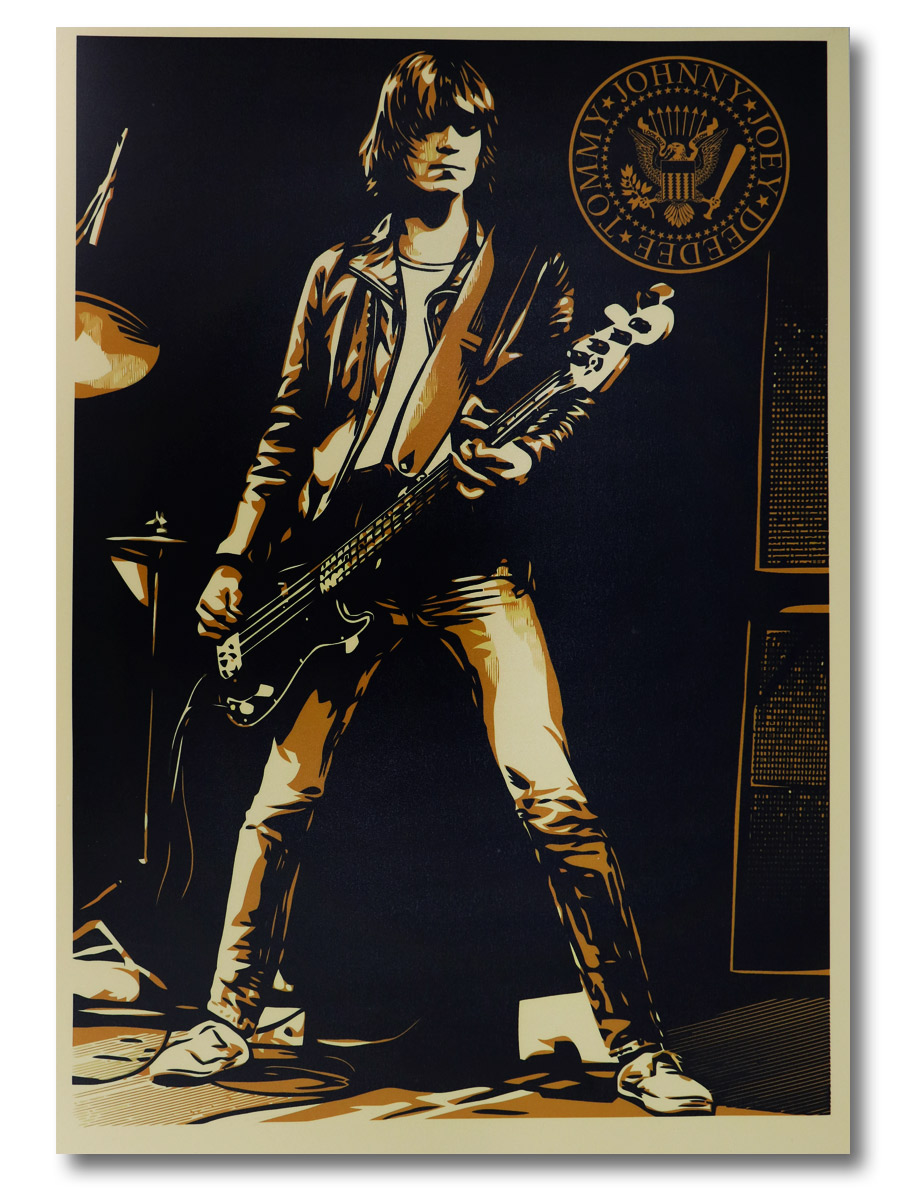 Плакат пластиковый Ramones - фото 1 - rockbunker.ru