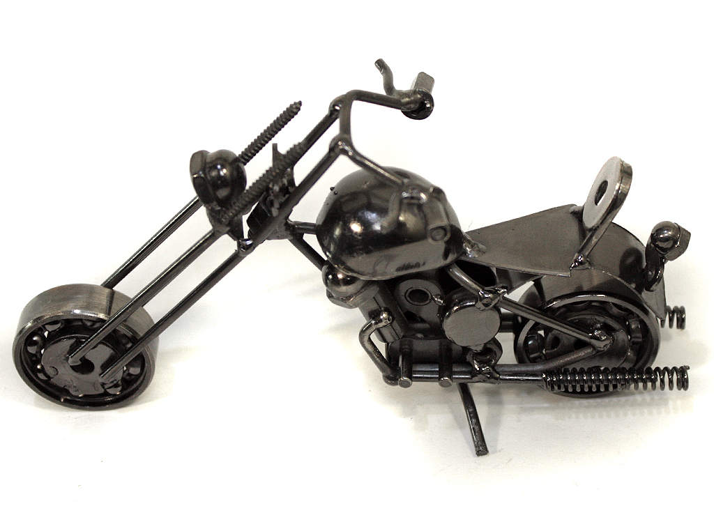 Сувенирная модель Мотоцикл ручной работы МРС029 - фото 3 - rockbunker.ru