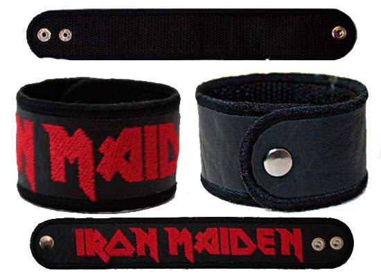Браслет RockMerch Iron Maiden - фото 1 - rockbunker.ru