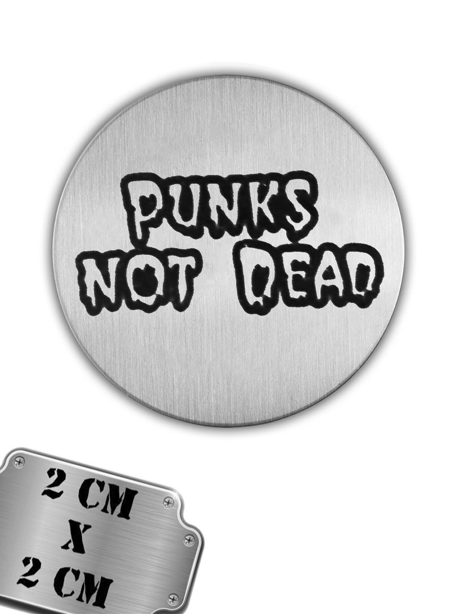 Значок-пин Punks Not Dead - фото 1 - rockbunker.ru