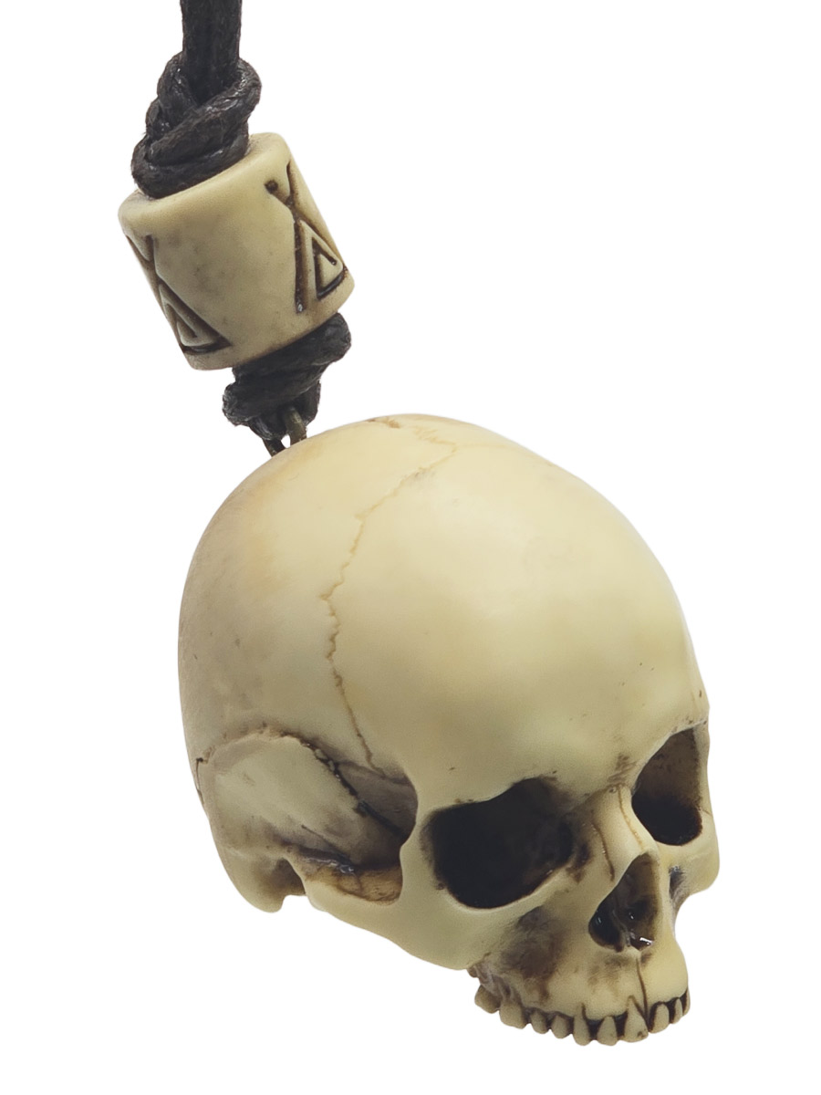 Кулон Череп без нижней челюсти - фото 1 - rockbunker.ru