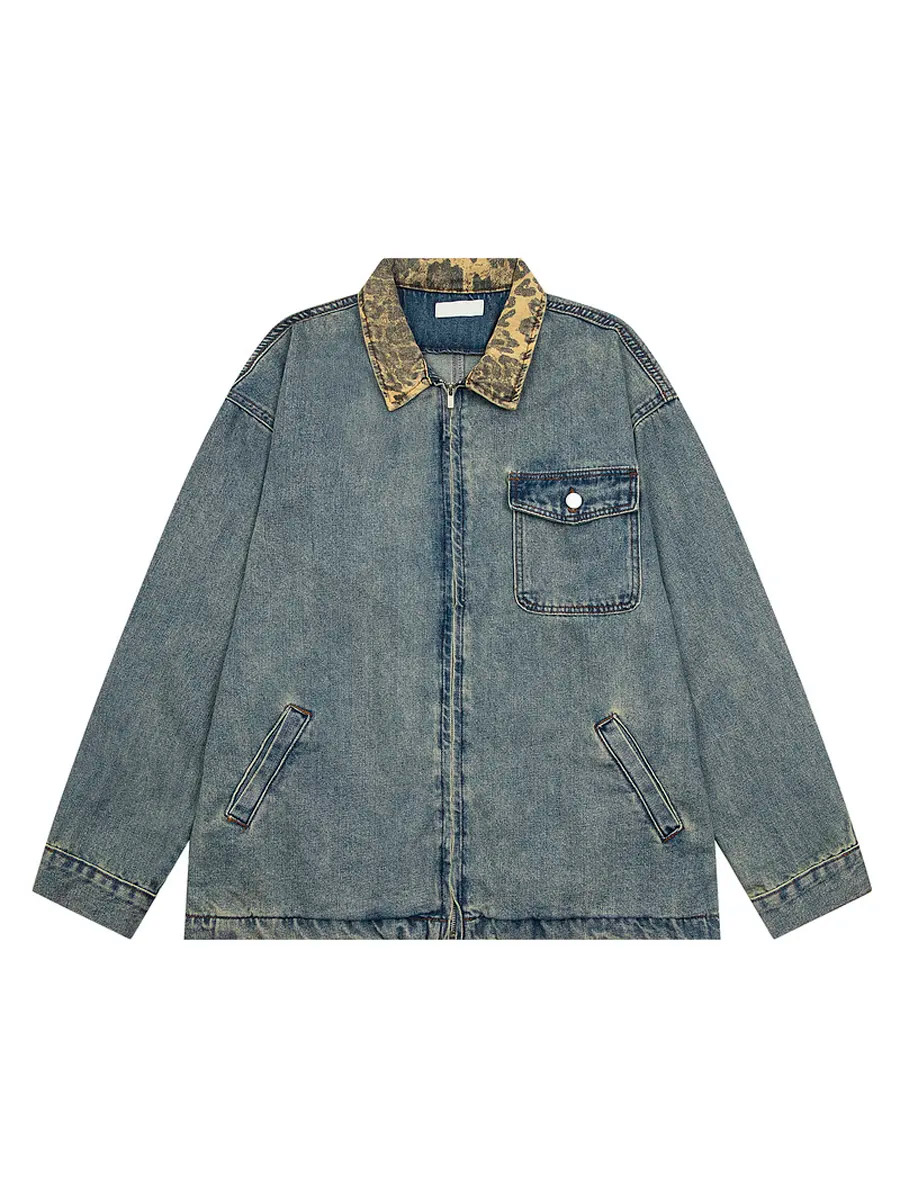 Куртка Джинсовая на Молнии - фото 1 - rockbunker.ru