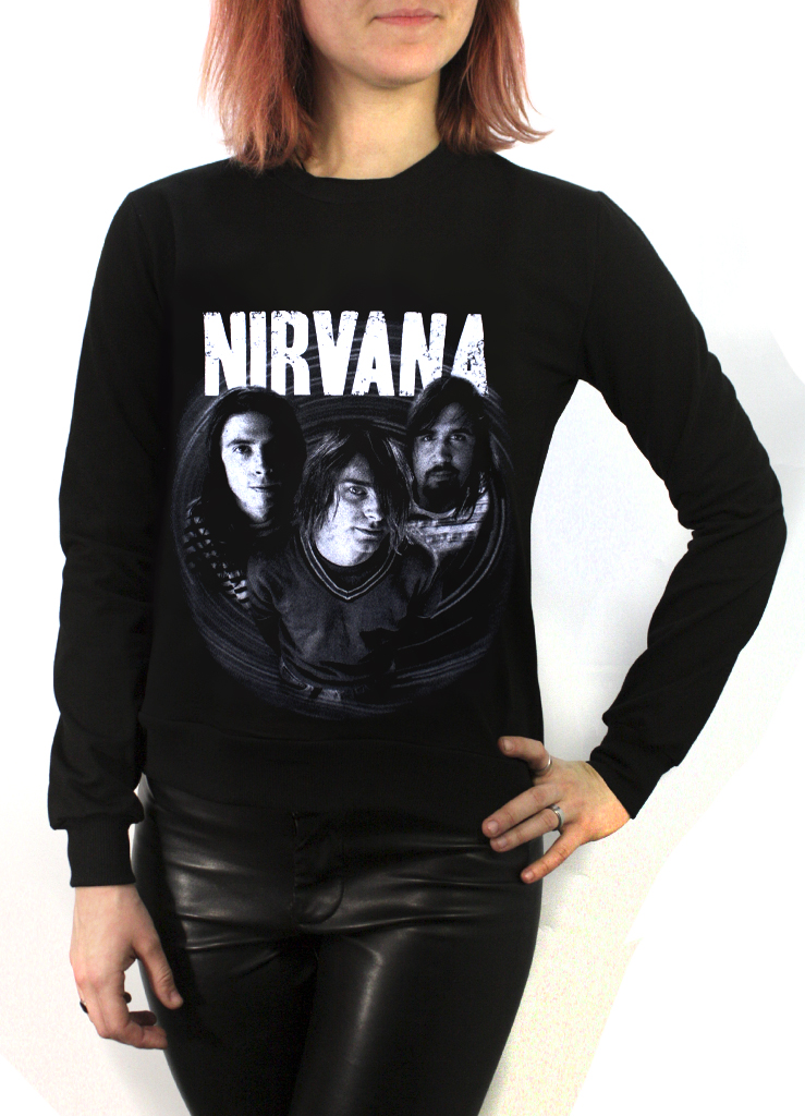 Свитшот RockMerch Nirvana - фото 1 - rockbunker.ru