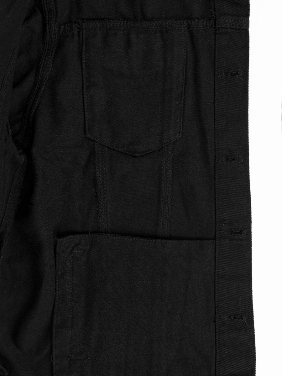 Куртка джинсовая черная - фото 6 - rockbunker.ru