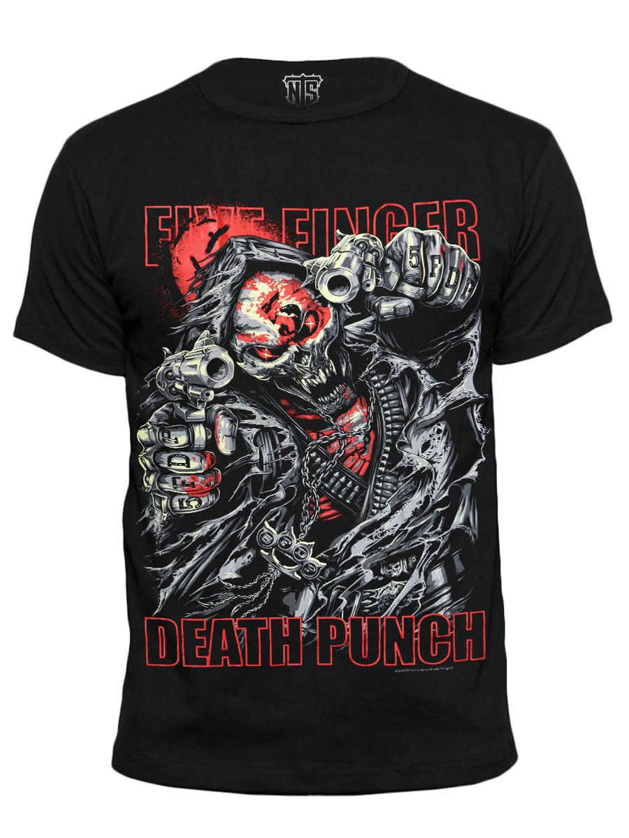 Футболка New Type System Five Finger Death Punch - фото 1 - rockbunker.ru