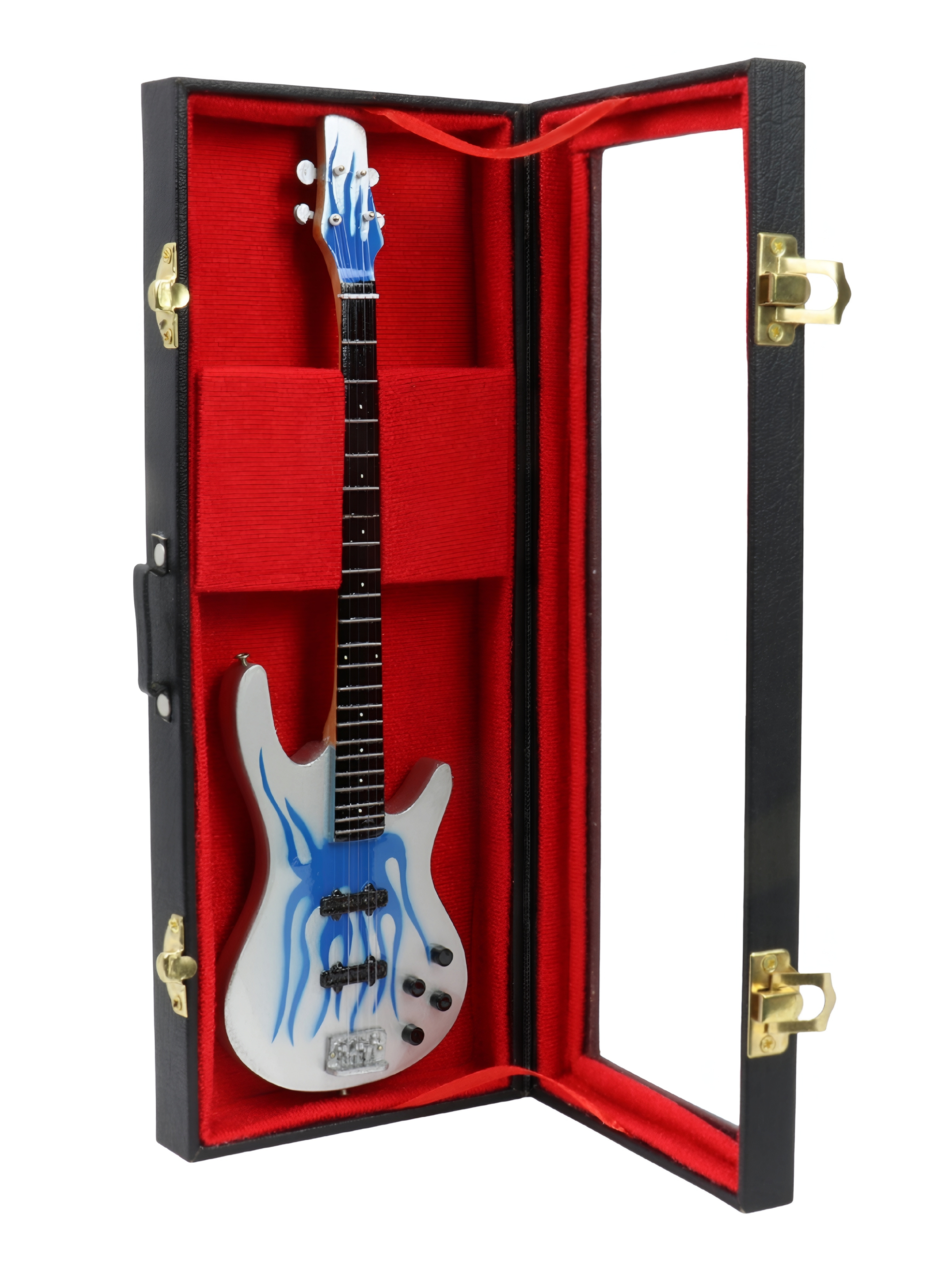 Сувенирная копия гитары в кейсе Metallica - фото 1 - rockbunker.ru