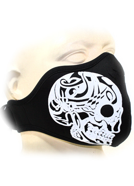 Байкерская маска черепа по бокам - фото 1 - rockbunker.ru