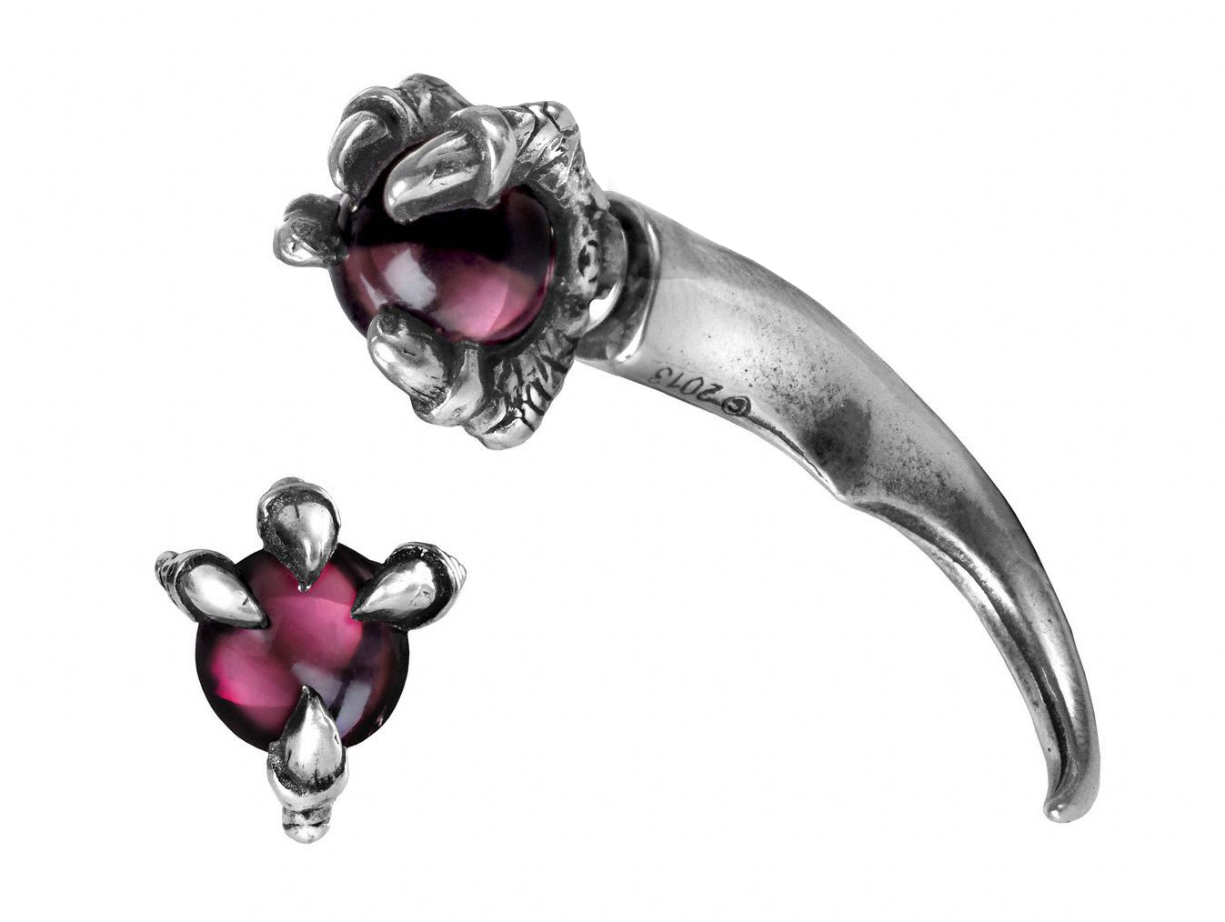 Серьга Alchemy Gothic E325 Dragons Orb Claw - фото 1 - rockbunker.ru