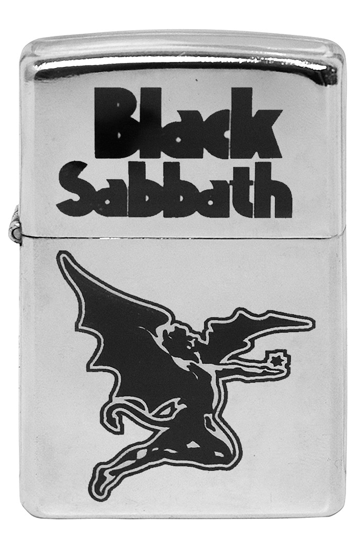 Зажигалка с гравировкой Black Sabbath - фото 1 - rockbunker.ru