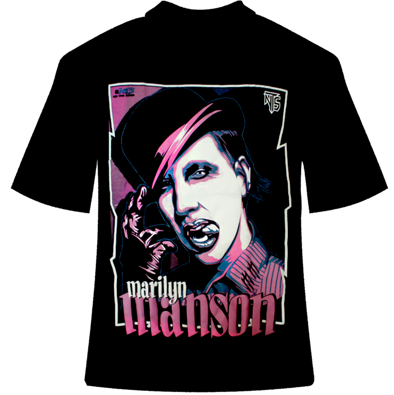 Футболка New Type System Marilyn Manson - фото 1 - rockbunker.ru