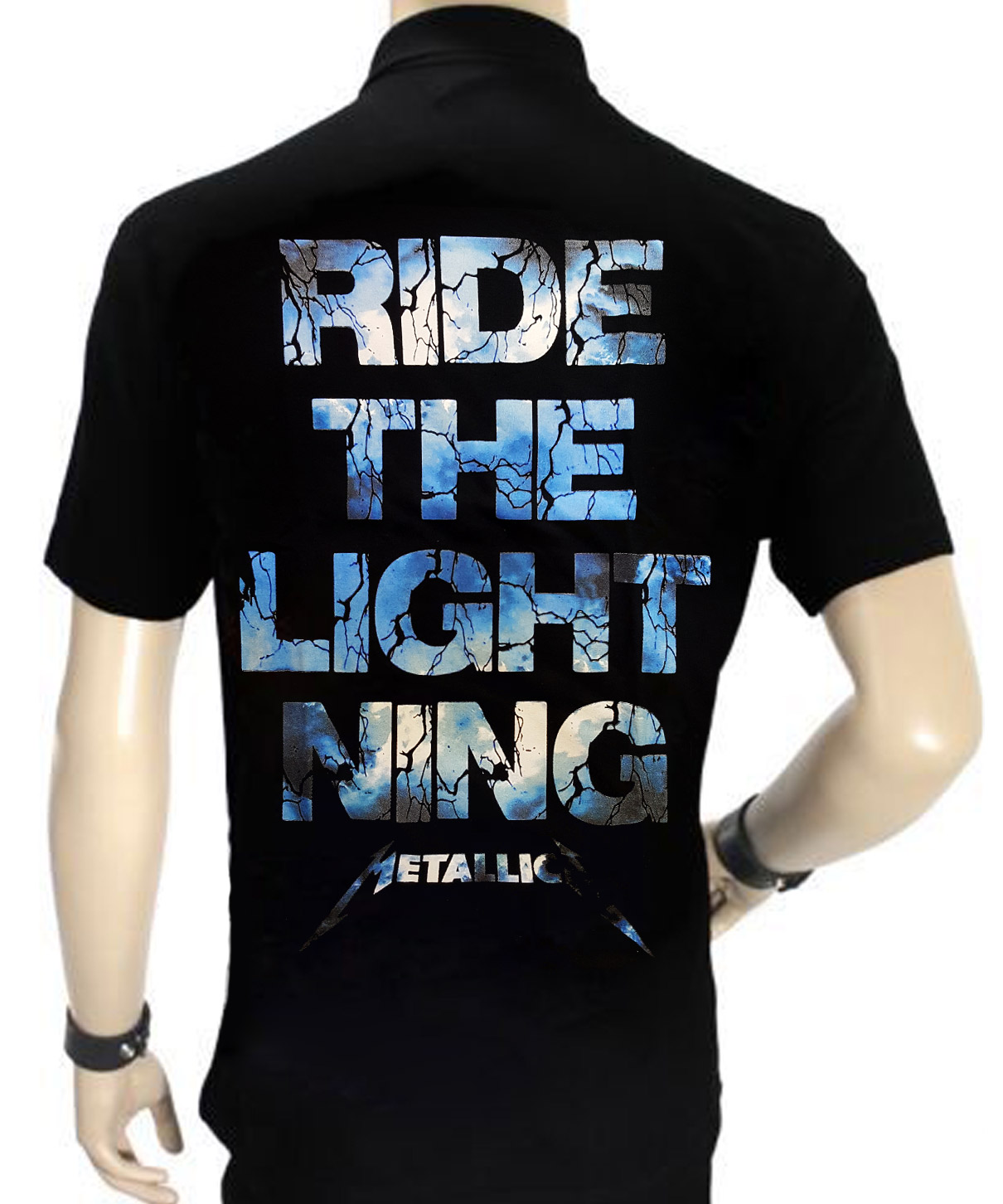 Поло Metallica Ride The Lightning - фото 2 - rockbunker.ru