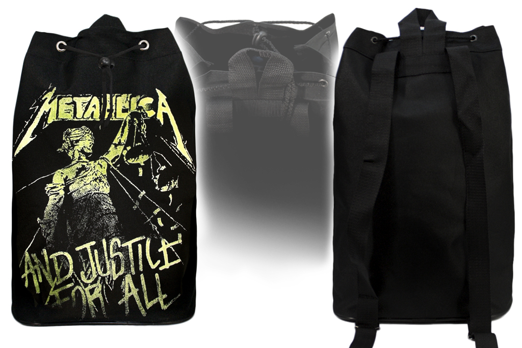 Торба Metallica And justice for all текстильная - фото 2 - rockbunker.ru