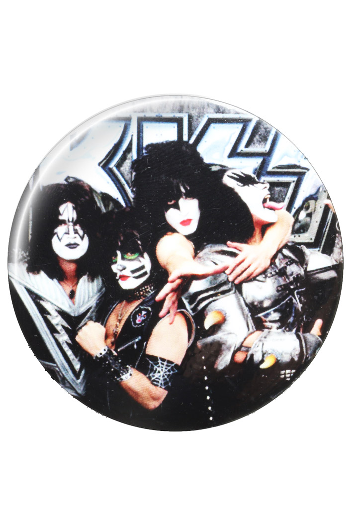 Значок RockMerch Kiss - фото 1 - rockbunker.ru