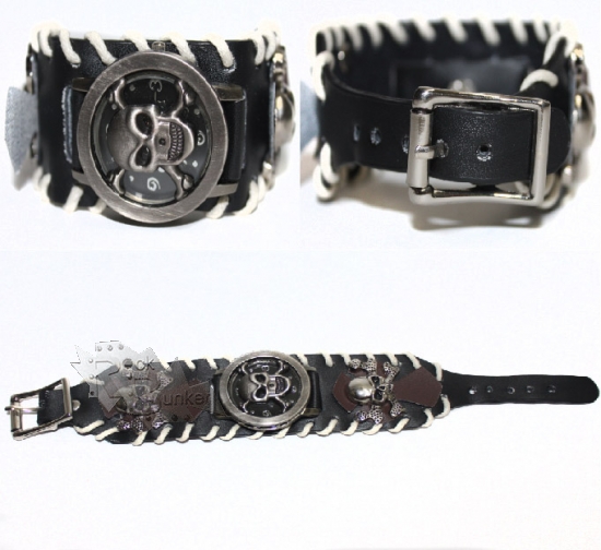 Часы наручные Роджер с крышкой - фото 1 - rockbunker.ru