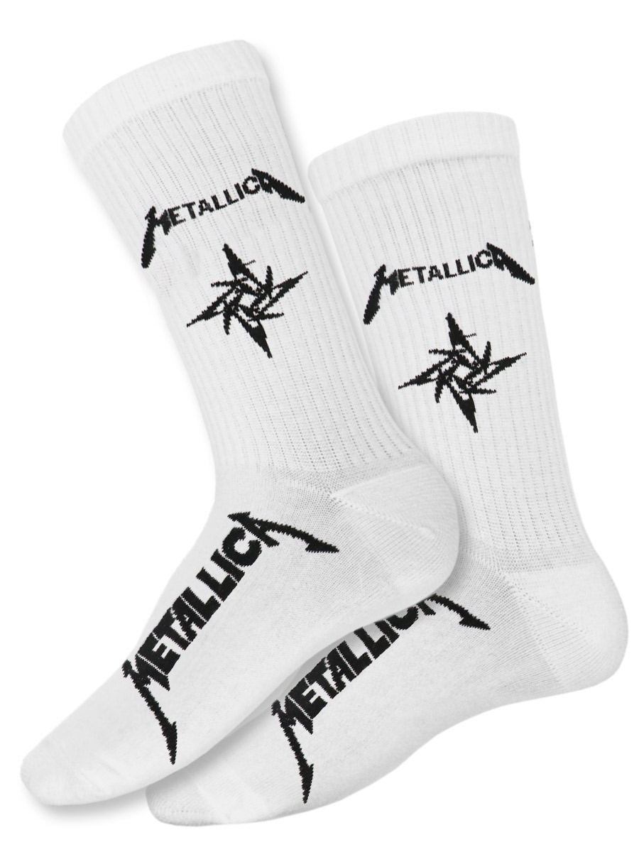 Носки Metallica - фото 2 - rockbunker.ru