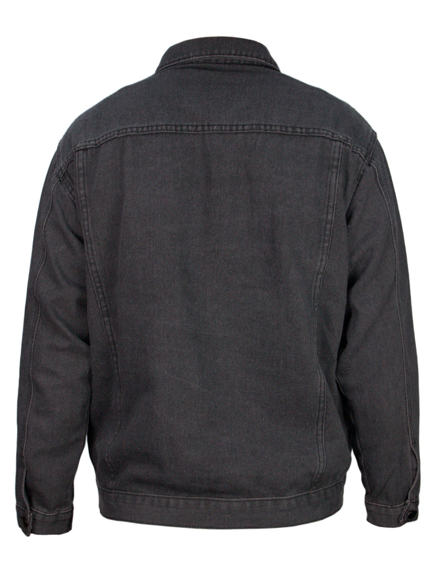 Куртка Джинсовая Серая - фото 2 - rockbunker.ru