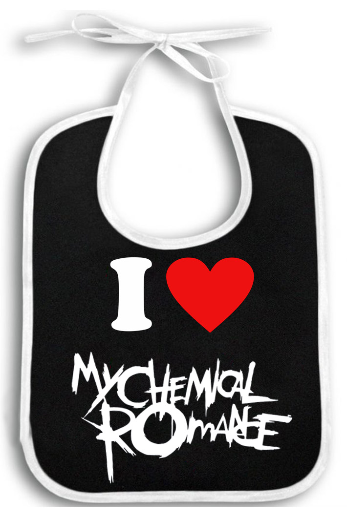 Слюнявчик I Love My Chemical Romance - фото 1 - rockbunker.ru