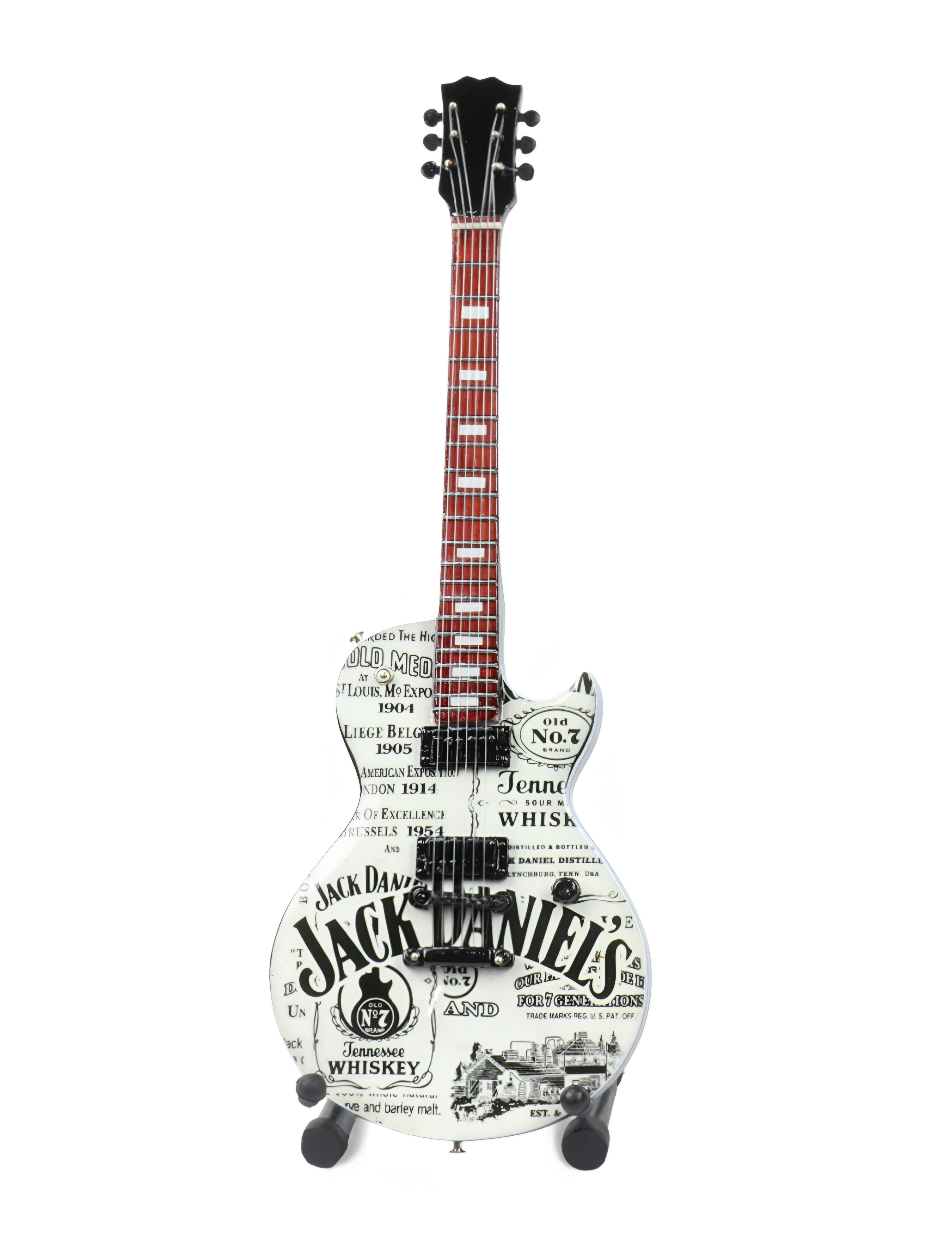 Сувенирная копия гитары в кейсе  Jack Daniels 3 - фото 2 - rockbunker.ru